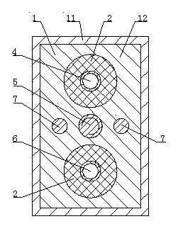 Mandril-cooling device of wood-plastic extrusion die