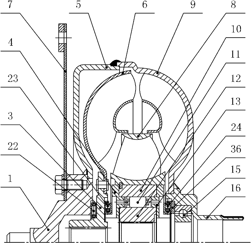 Hydraulic torque converter for fork truck