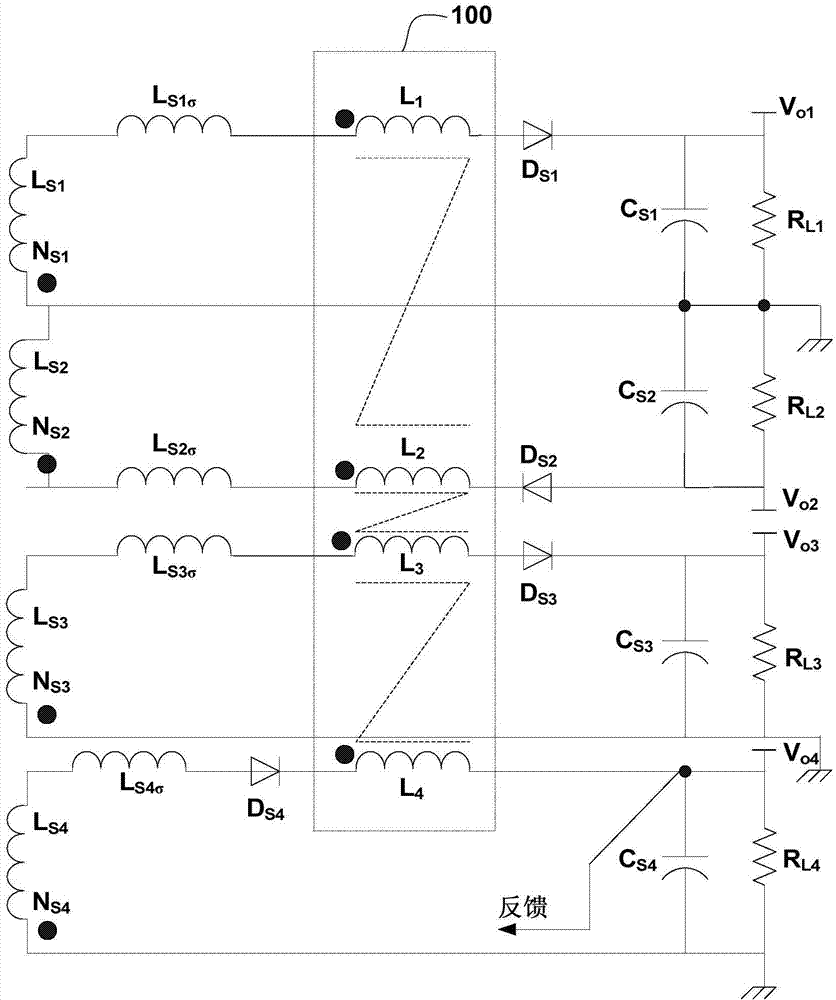 Flyback converter and power supply system