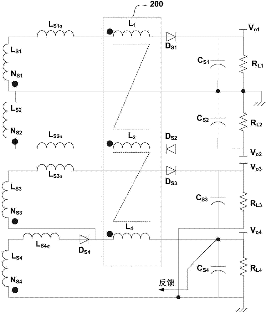 Flyback converter and power supply system