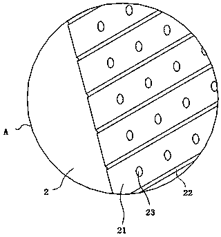 Water purification treatment device for waterworks and use method