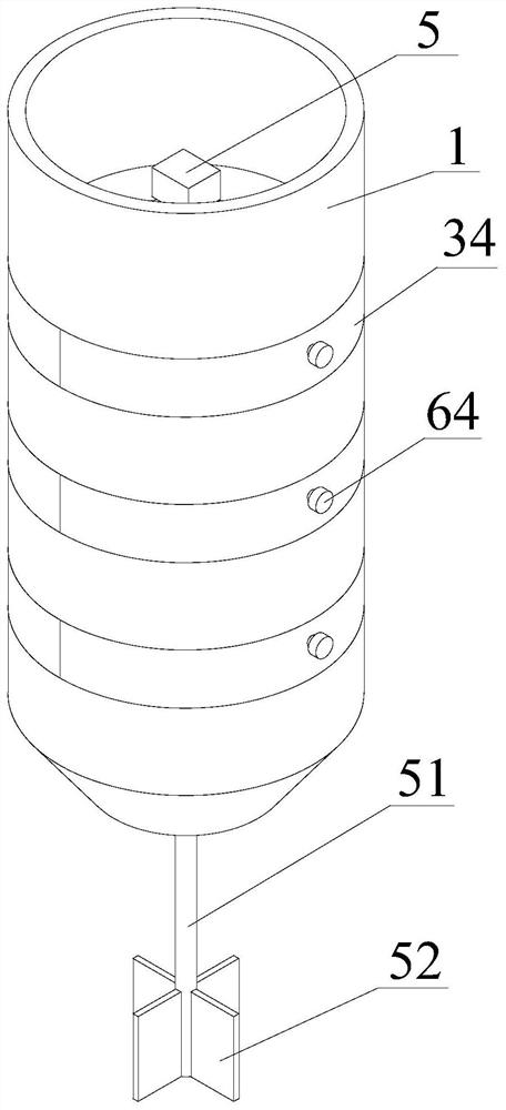 Garbage separation device and garbage separation system