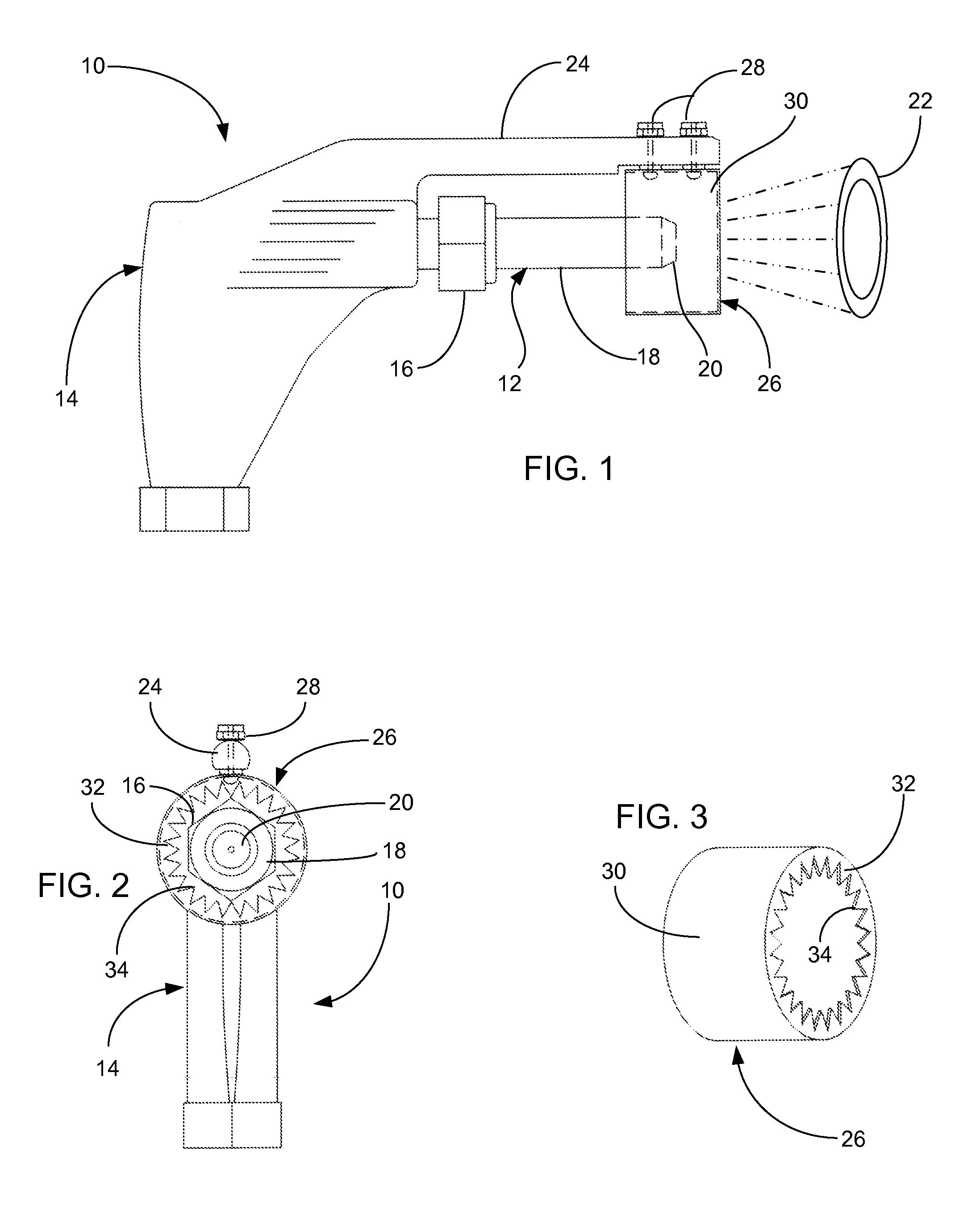 Aerial spraying apparatus