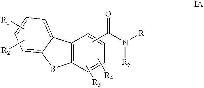 N-aminoalkyldibenzothiopencarboxamide receptor subtype specific ligands