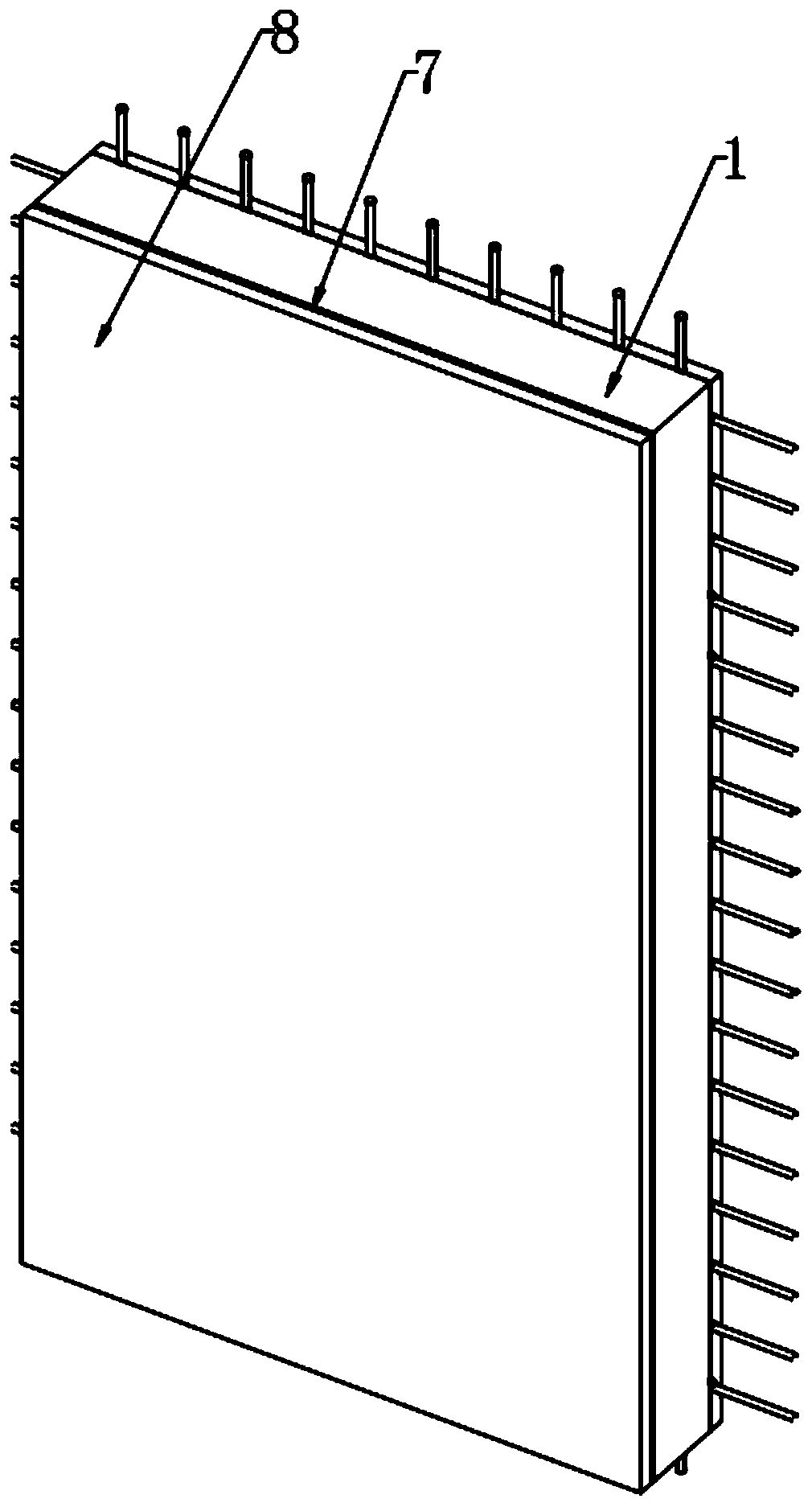 Drilling-free external wall heat-insulation system construction structure