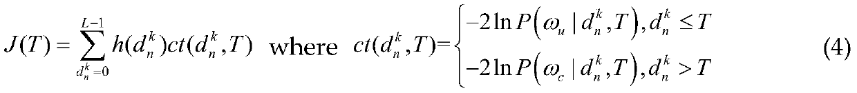 Time sequence PolSAR image unsupervised change detection method considering statistical characteristics