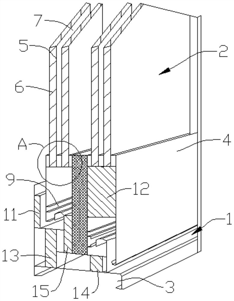 Bridge-cut-off aluminum heat insulation window and mounting method thereof