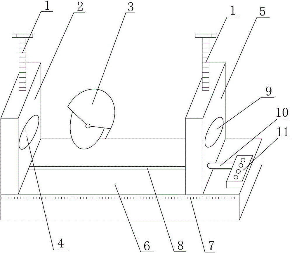 Mechanical part clamping equipment with cutting function