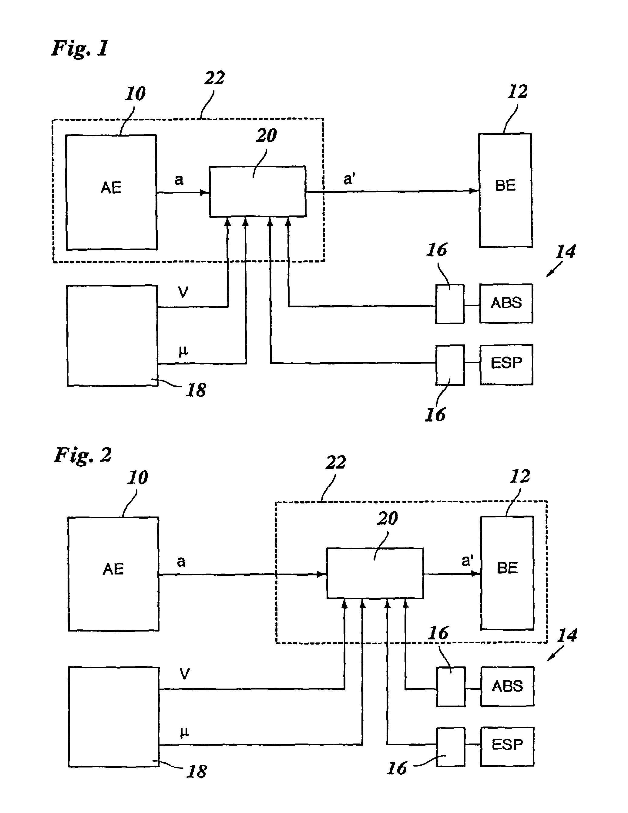 Brake control system for motor vehicles