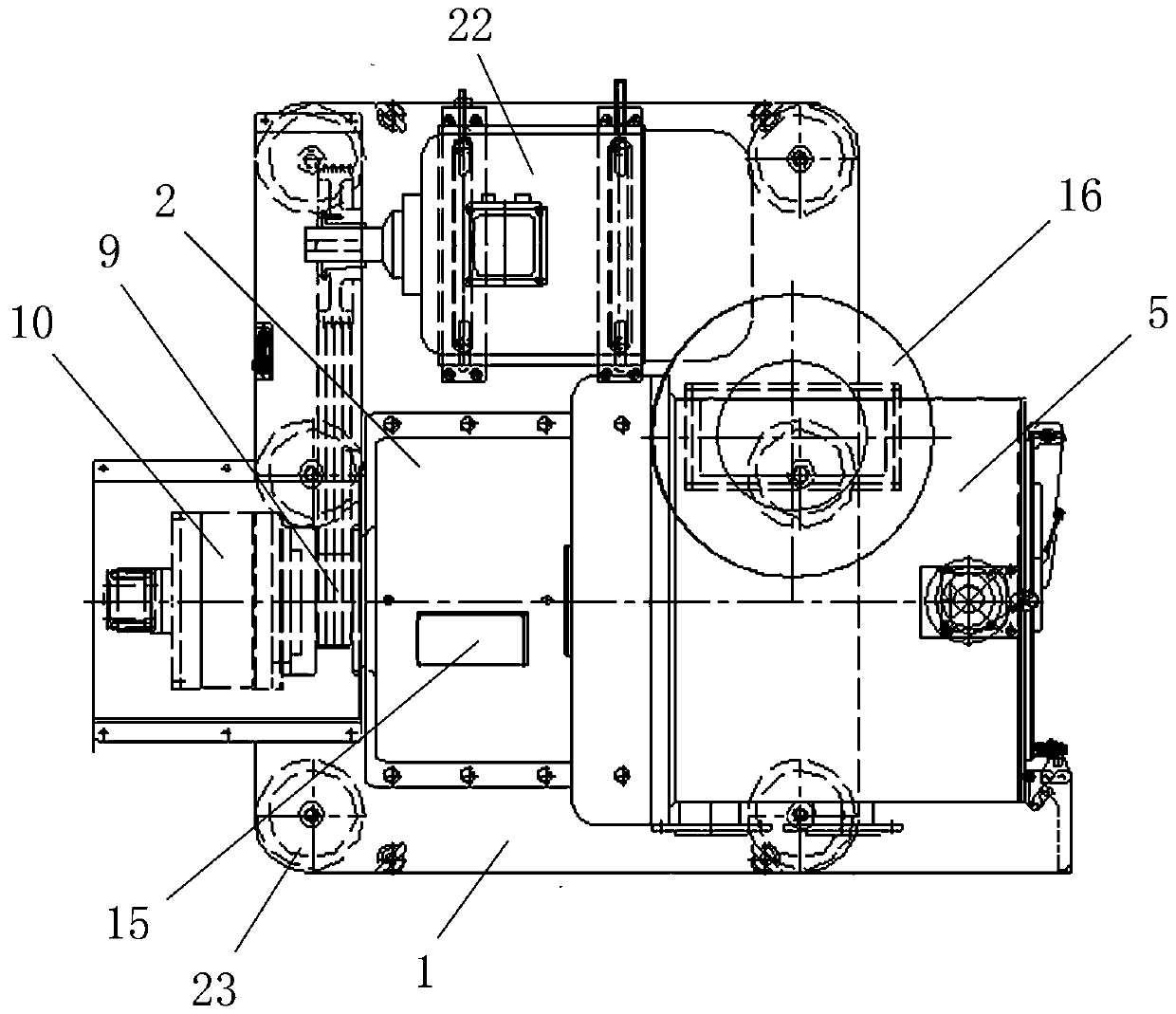 Horizontal spiral filtering centrifugal machine