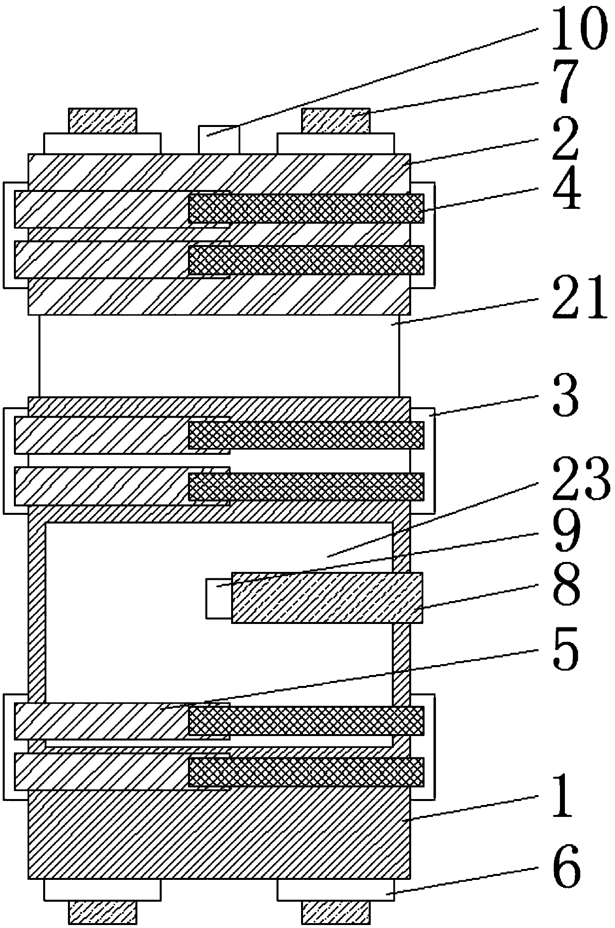 Auxiliary device for abdominal version of breech-position pregnant and lying-in women