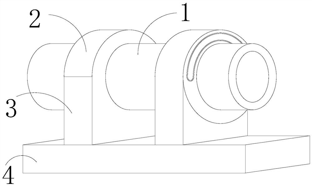 Pipeline cutting equipment with supporting function