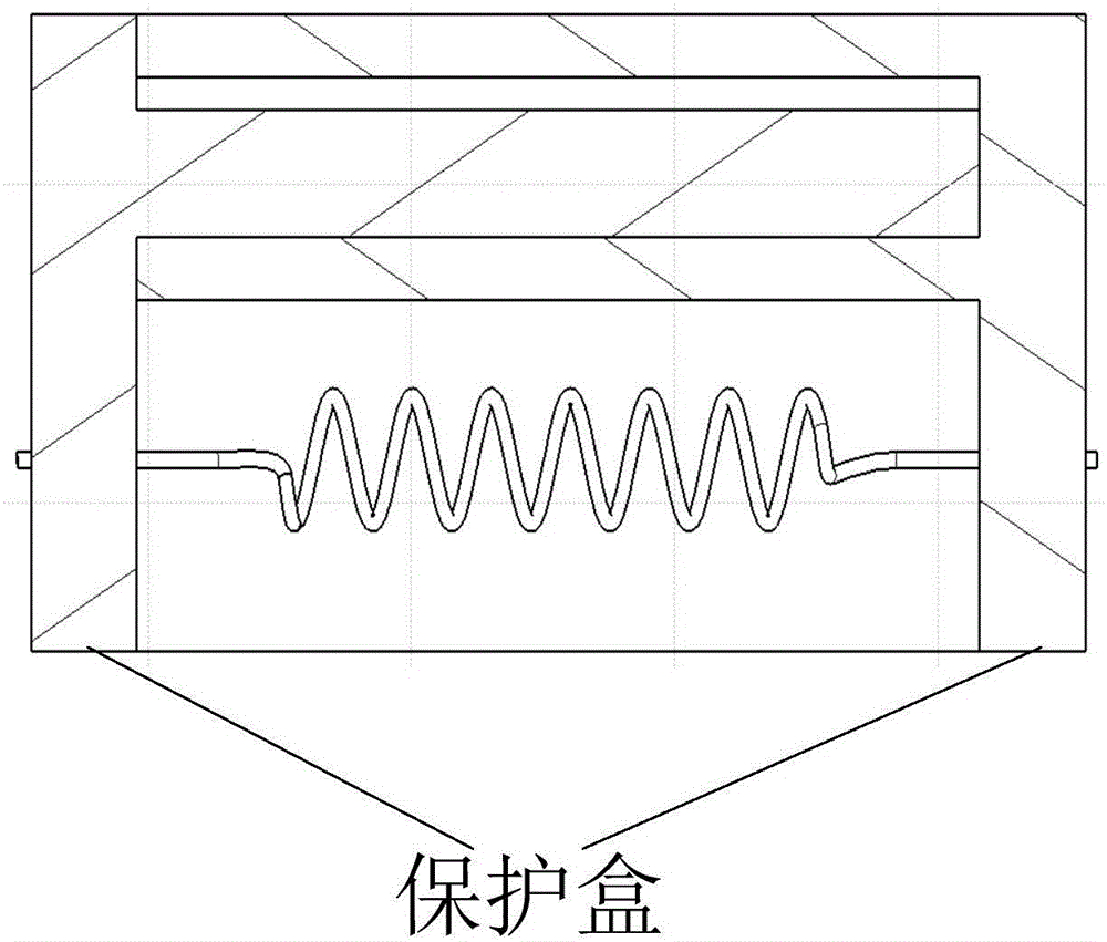 Strain sensor able to withstand large deformation in high temperature environment