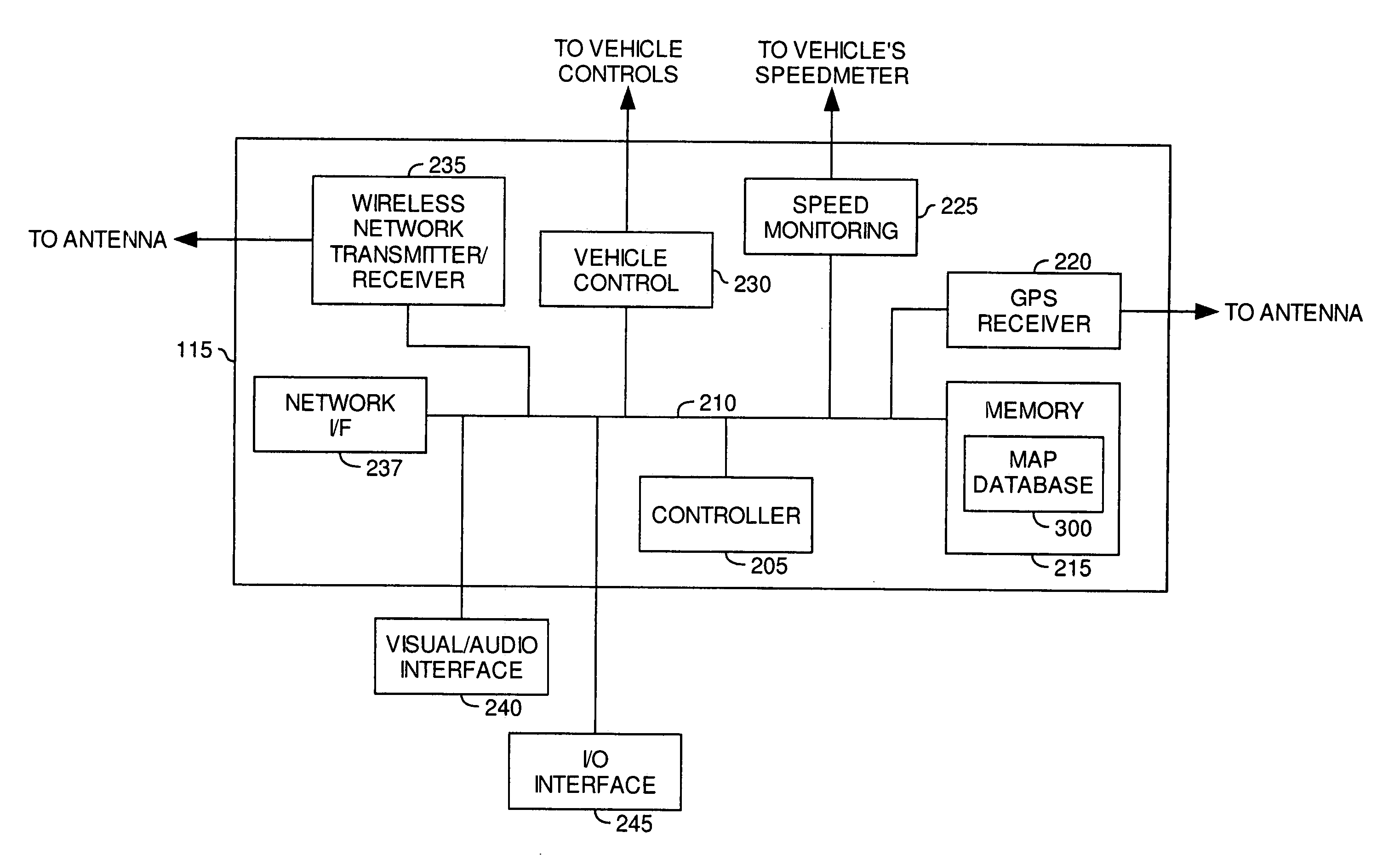 Telematic parametric speed metering system