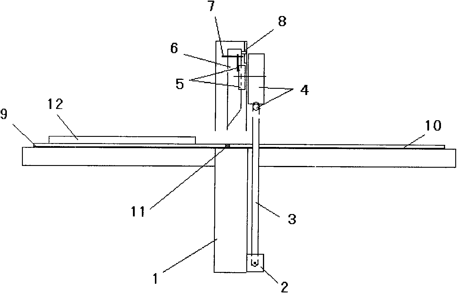 Cutting device of phloem fiber