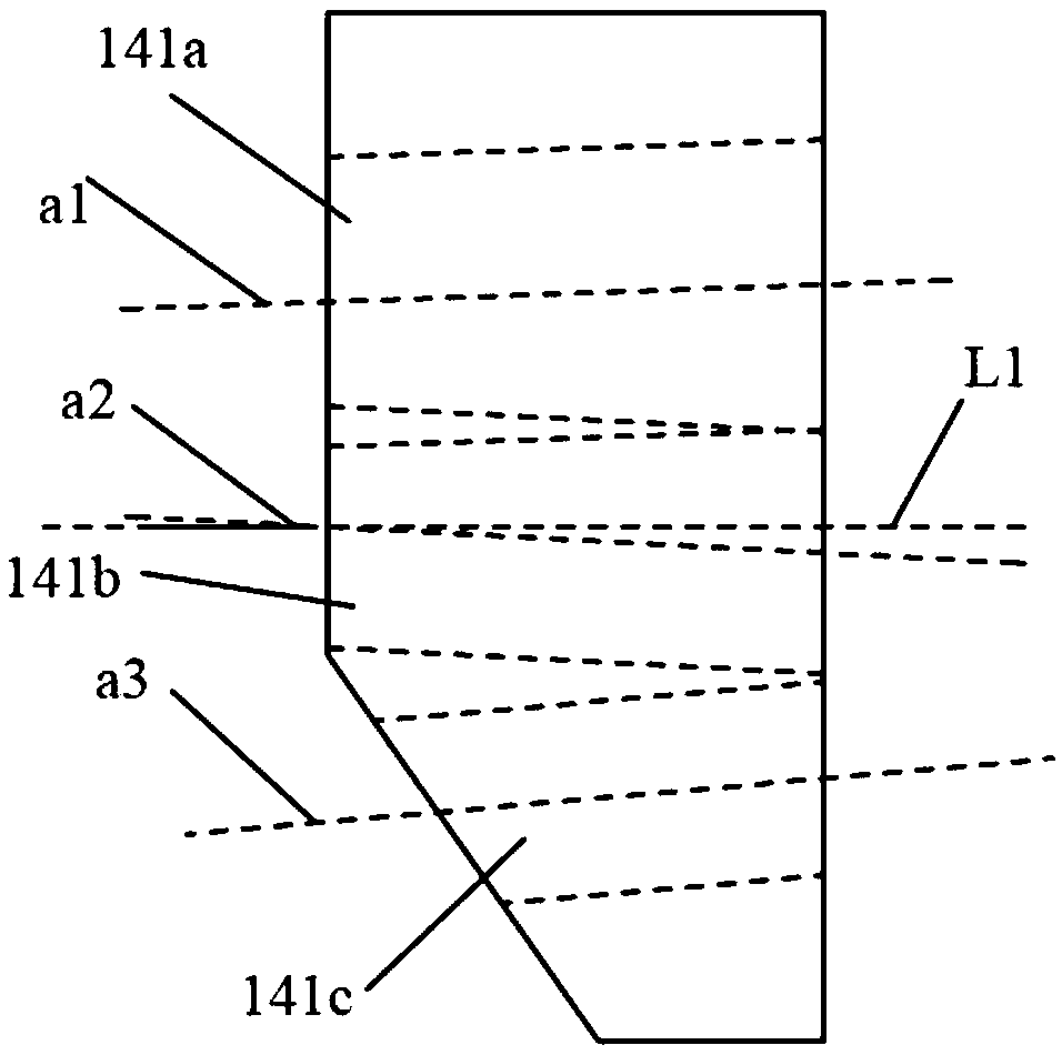 Combustion gas gun device, combustor and boiler