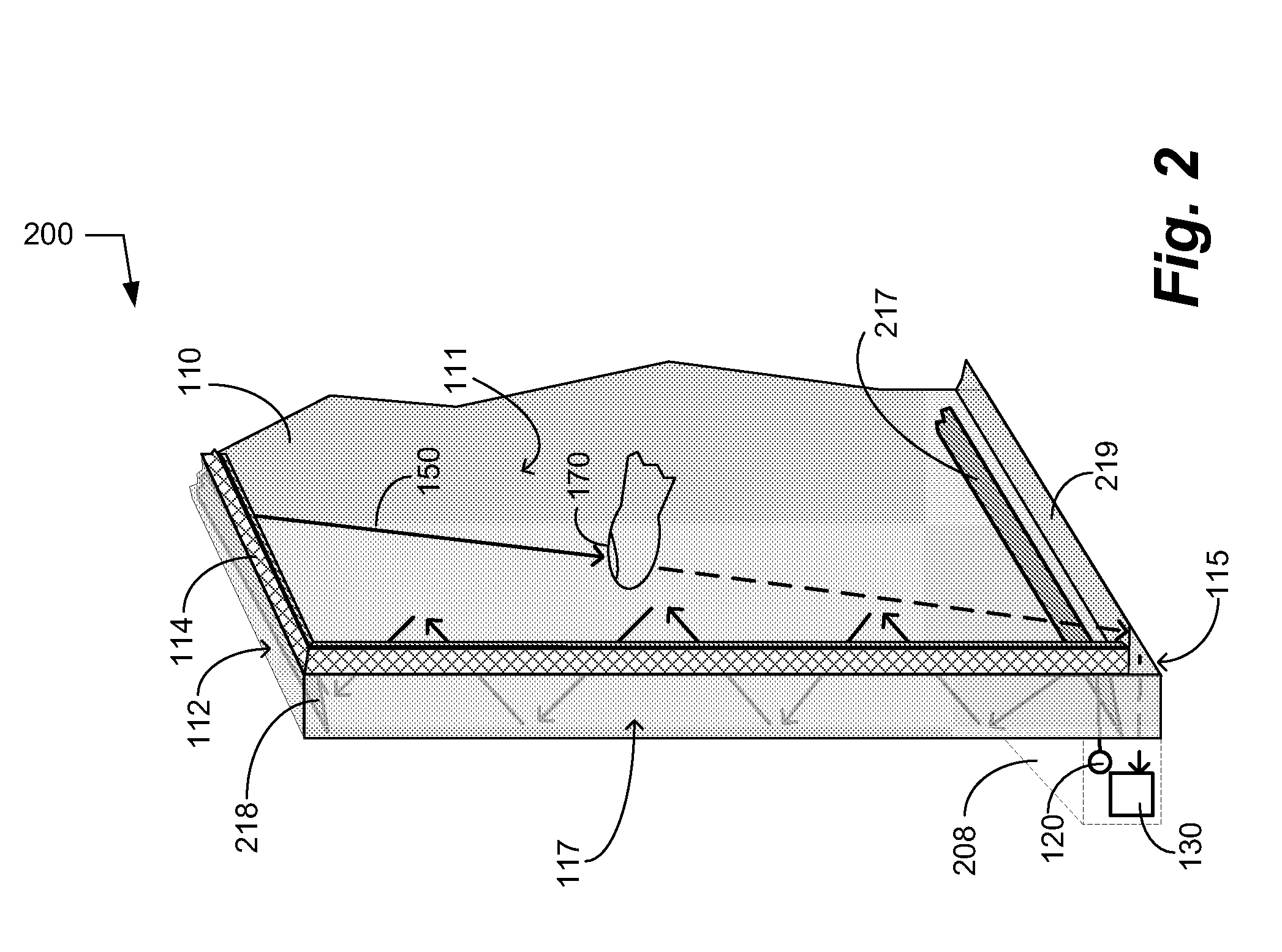 Touch Panel Display System with Illumination and Detection Provided from a Single Edge