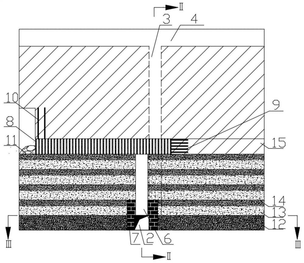 Upward double layered approach filling mining method with retrievable support cover for broken ore body