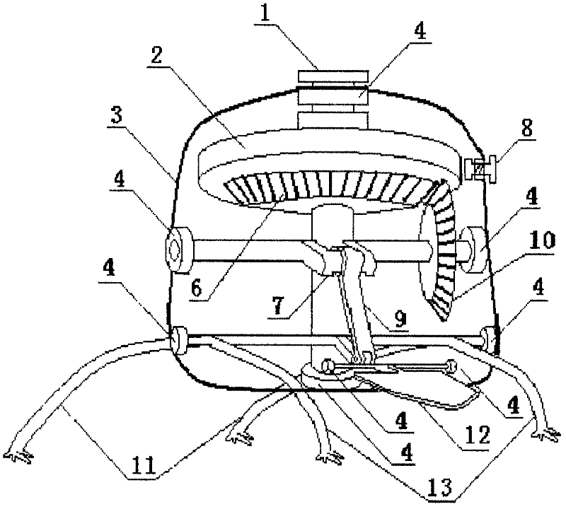 Manual jump toy