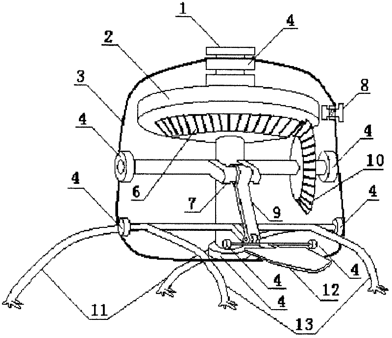 Manual jump toy