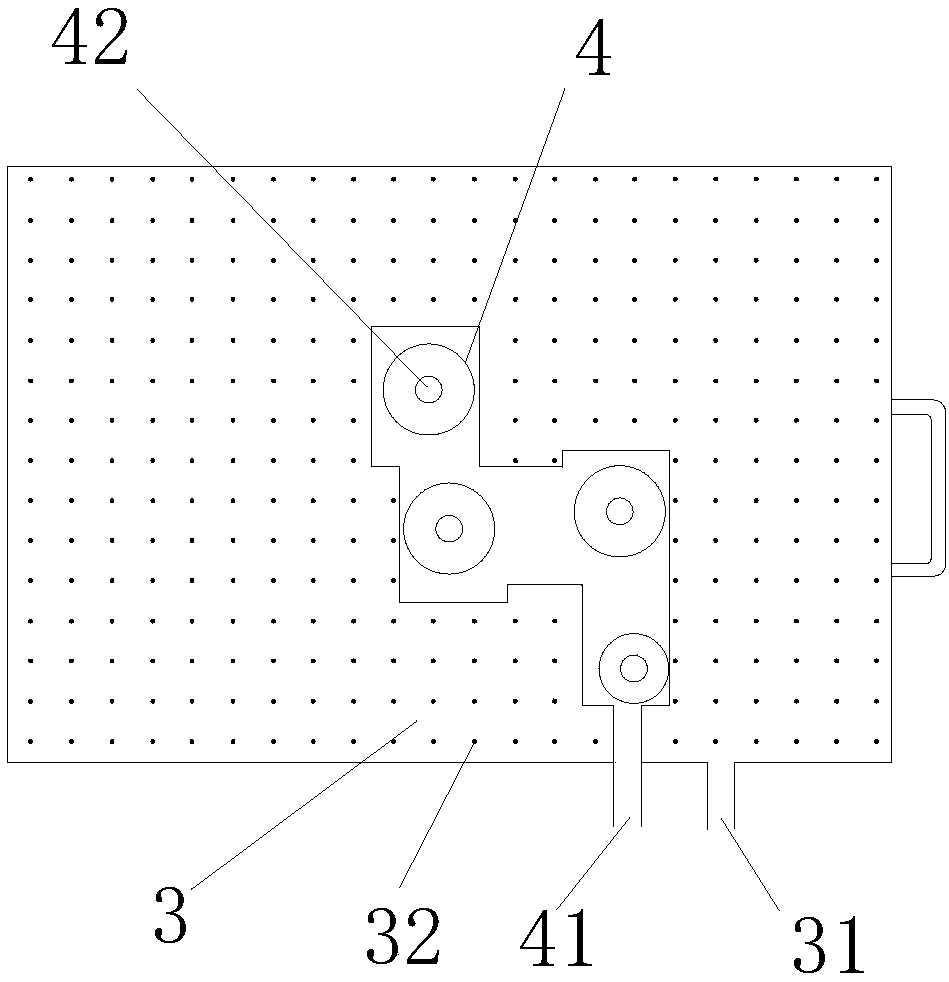 Working fluid contact cooling system for server