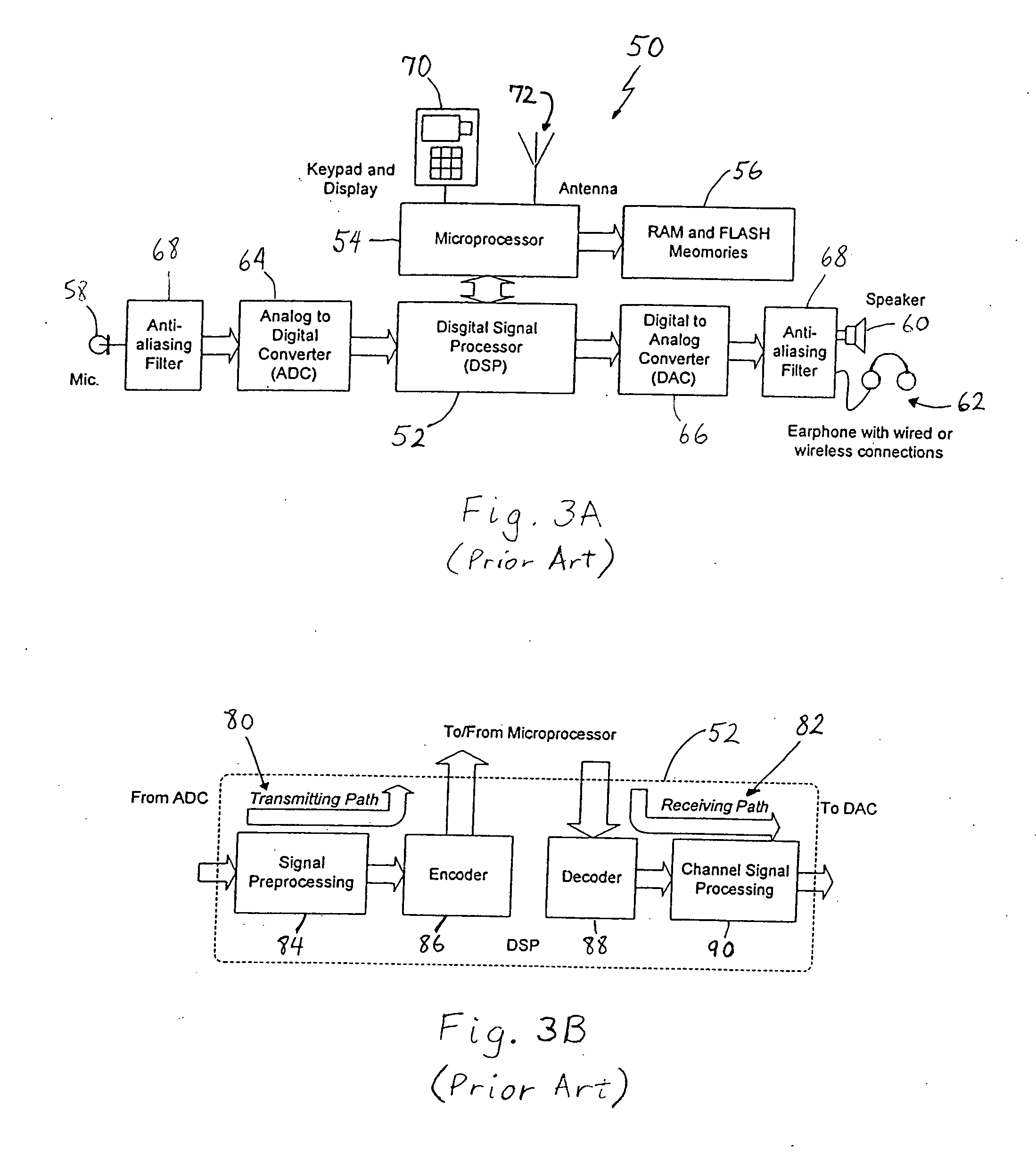 Digital cell phone with hearing aid functionality