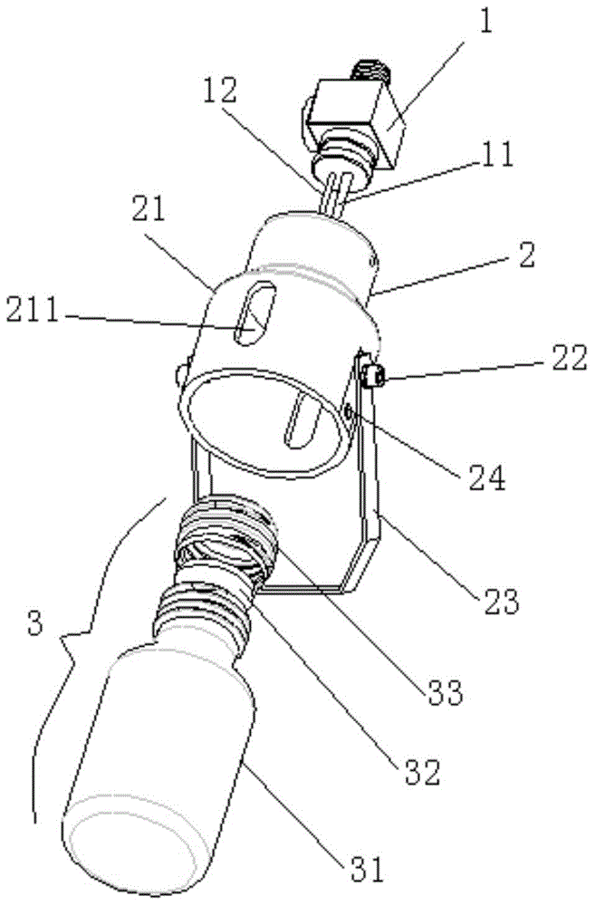 Closed sampling device