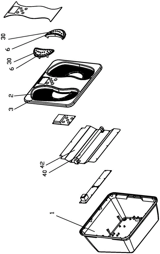 Sole type calcium supplement instrument