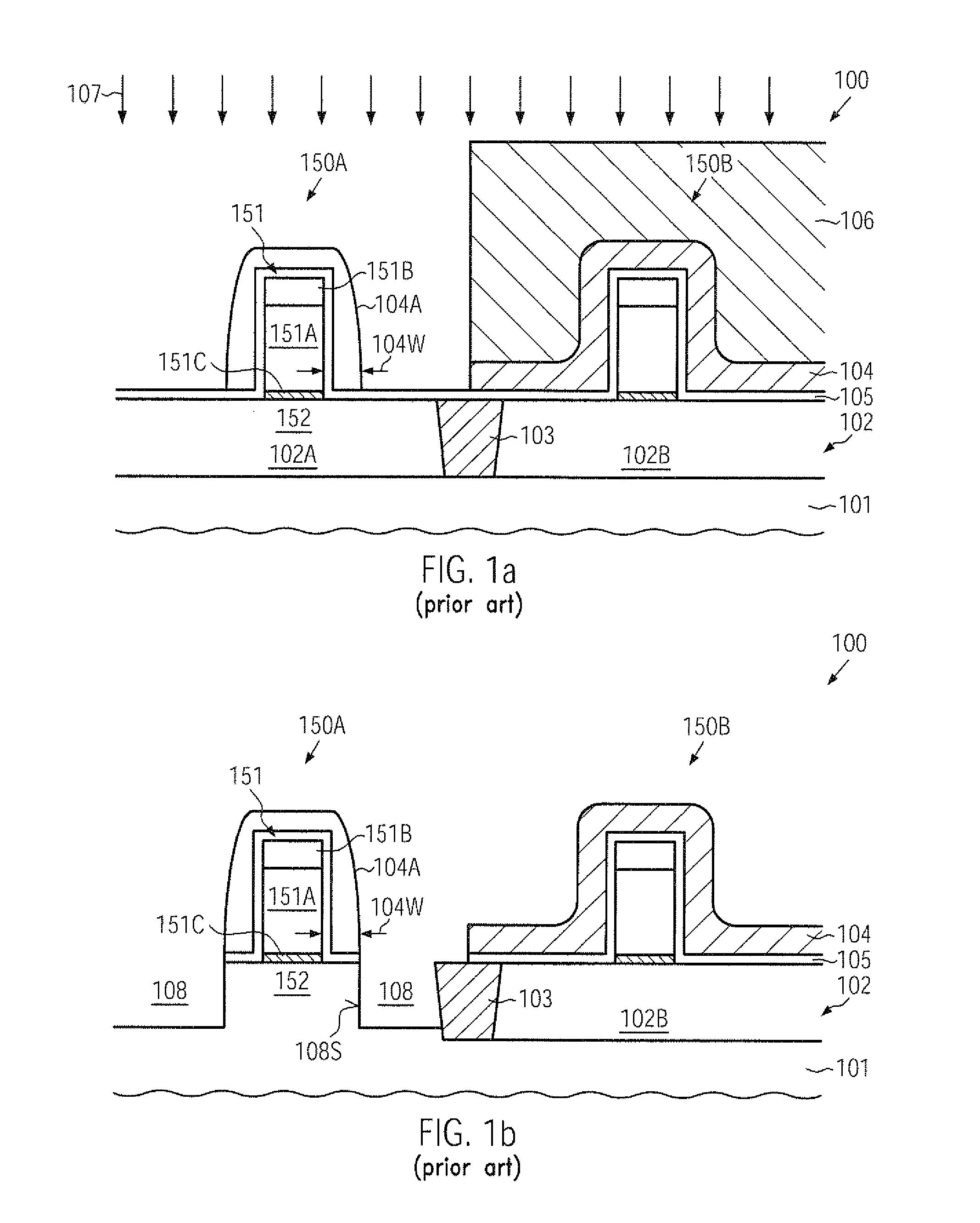 Transistor comprising an embedded semiconductor alloy in drain and source regions extending under the gate electrode