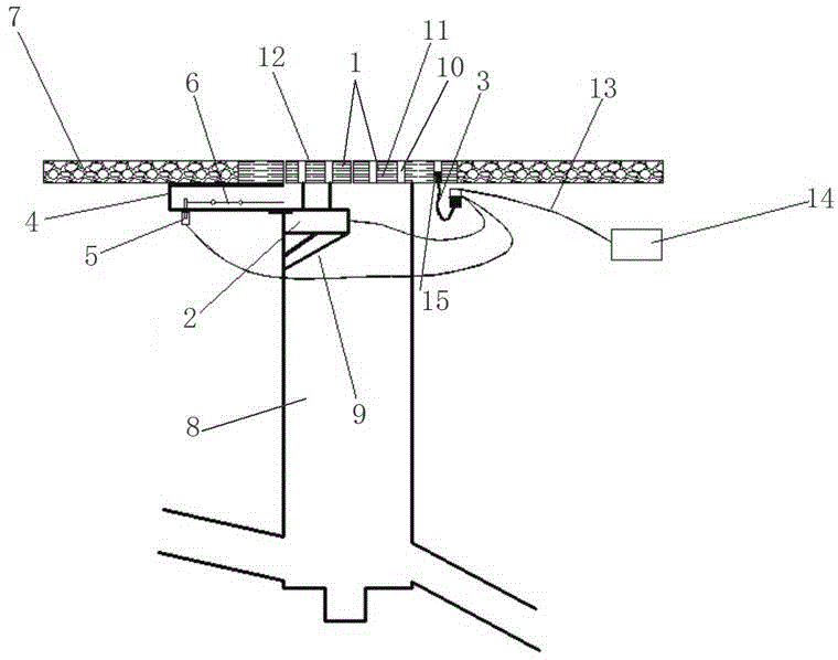 Intelligent water draining system of urban roads