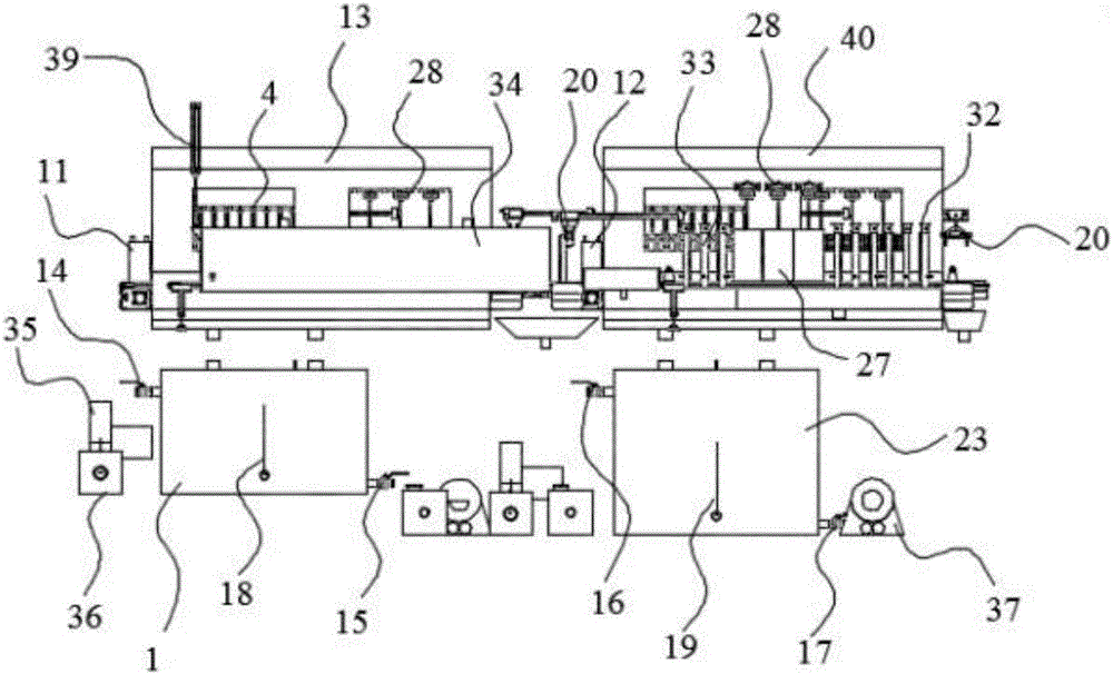 Novel automatic cleaning equipment for zinc-silver batteries