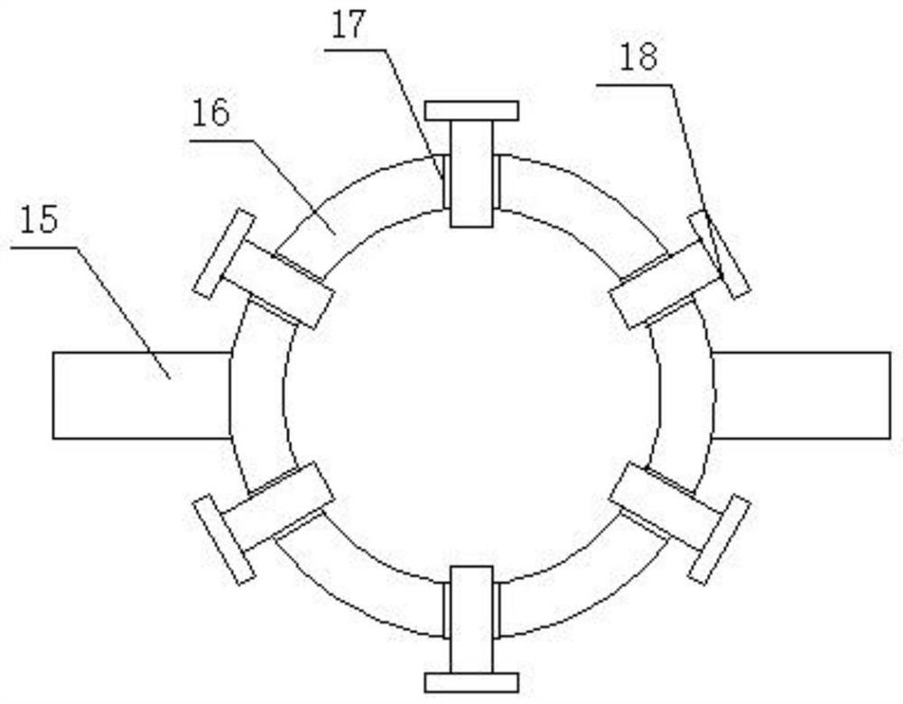 Automatic mistake-proof external-connected assembling device and assembling method for automobile shock absorber