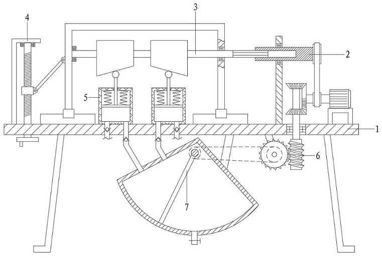 A combined drug mixing device with a drug-liquid proportioning structure