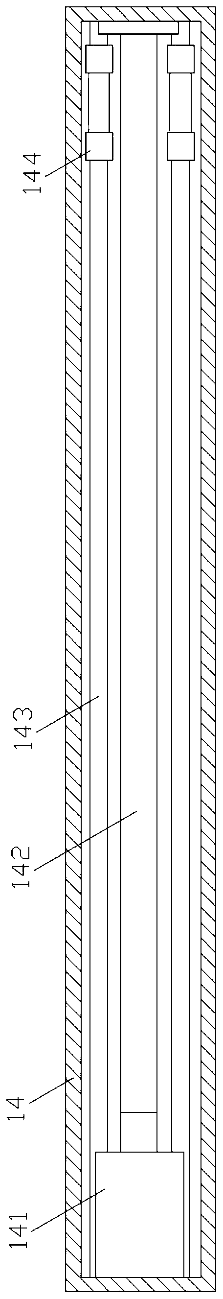 Air tightness detection instrument for water-cooled motor