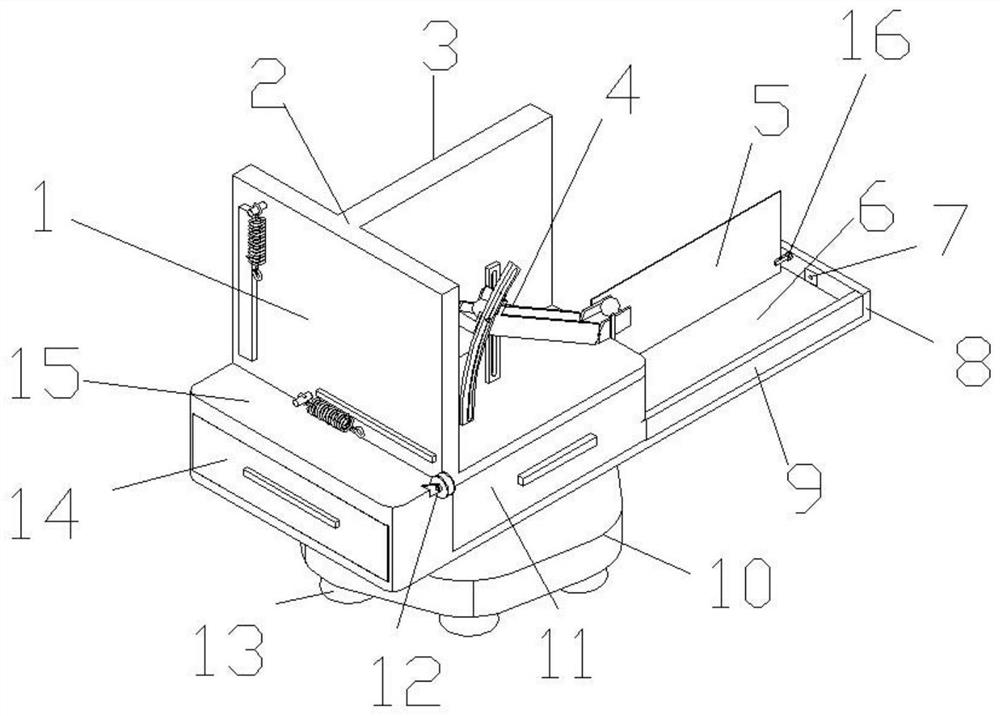 A physical mechanics experiment console and its working method