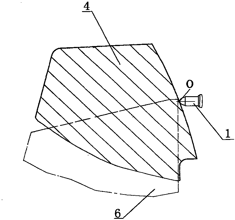 Cold rolled strip resolved cutting flying shear blade primary clearance scaling device and scaling method thereof