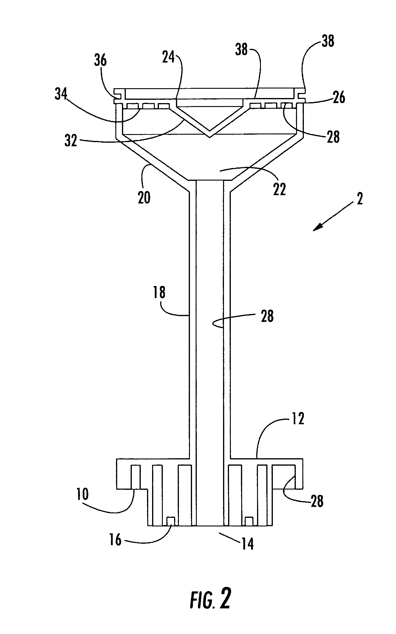 Reflector antenna with injection molded feed assembly