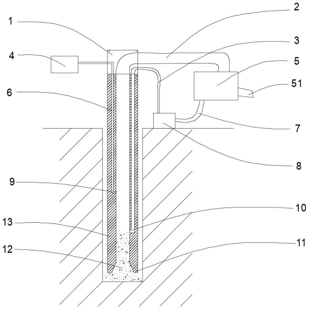 A kind of survey hole sampling device and control method