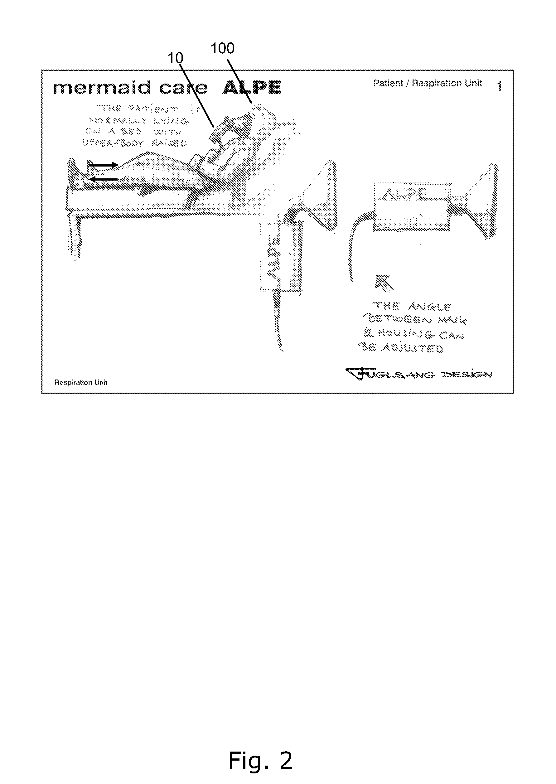 Gas mixing device for an air-way management system