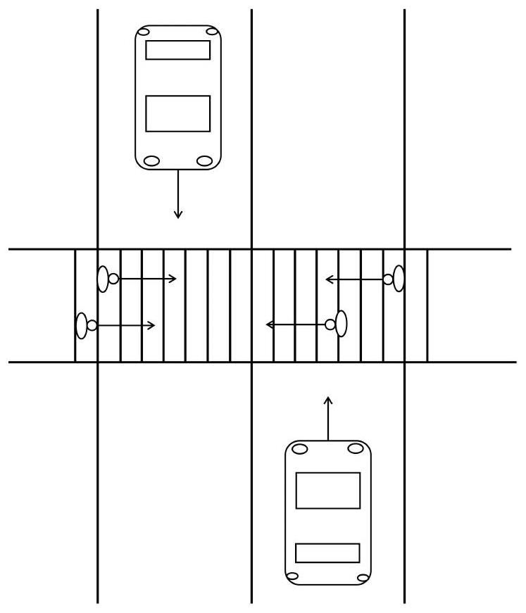 Human-vehicle collision risk degree analysis method based on autonomous vehicle