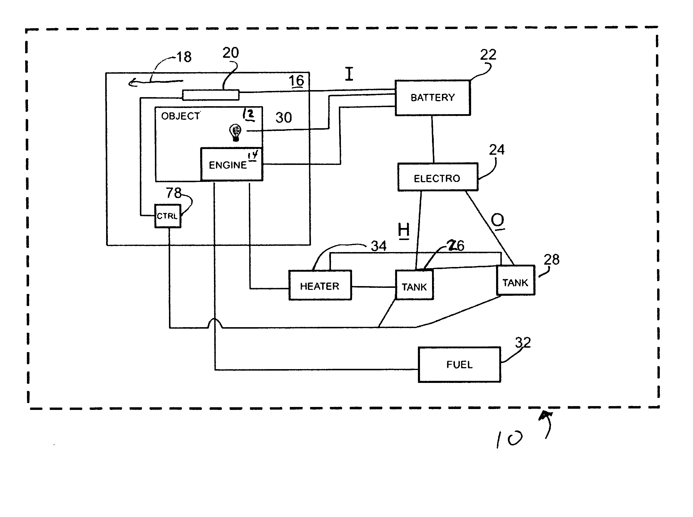 System for capturing energy from a moving fluid