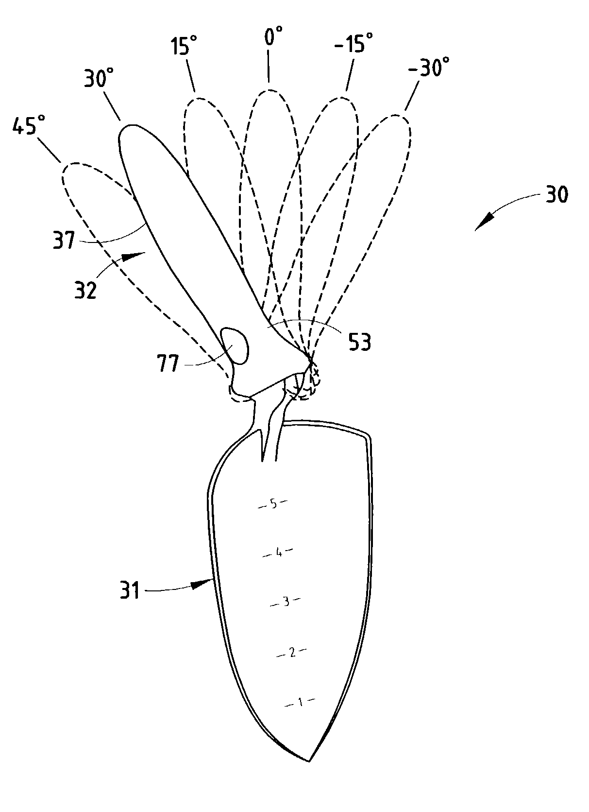 Tool including adjustable handle