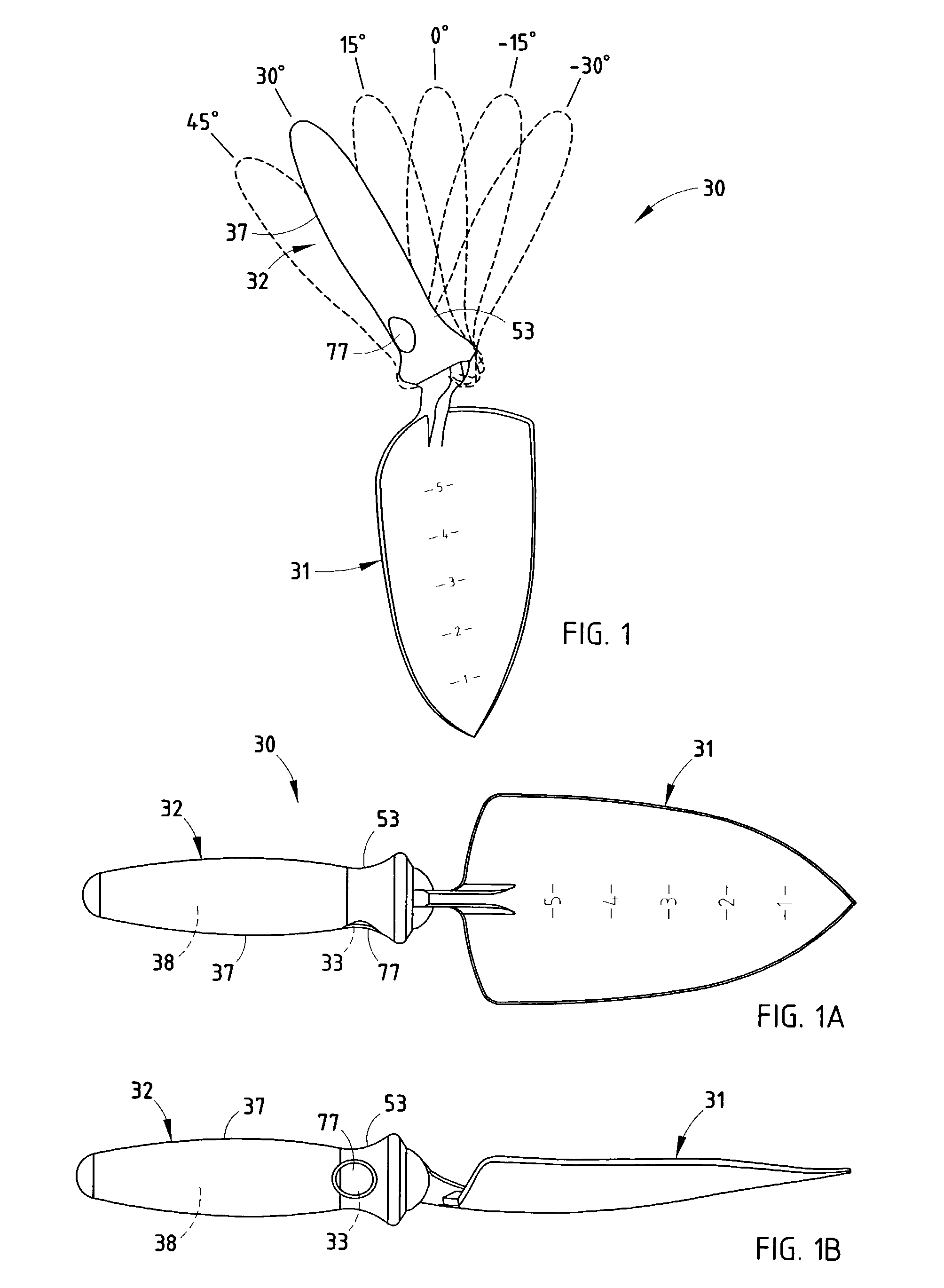 Tool including adjustable handle