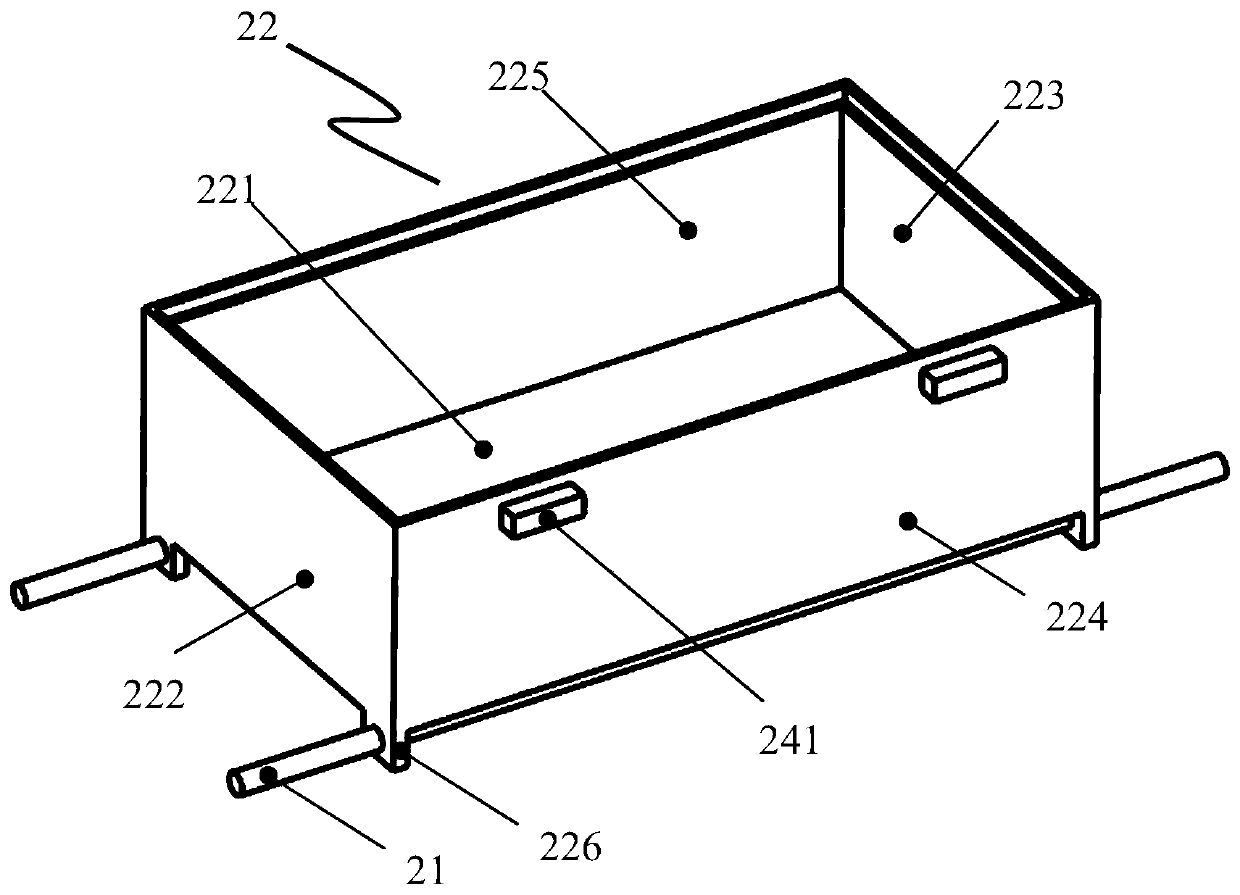 Box type stretcher for transporting novel coronavirus infected patients