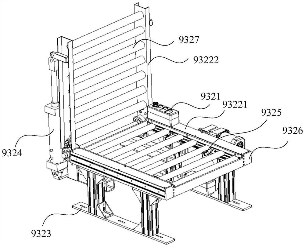 Stacking system of railway vehicle