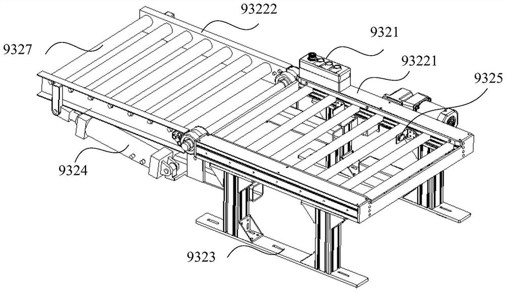 Stacking system of railway vehicle