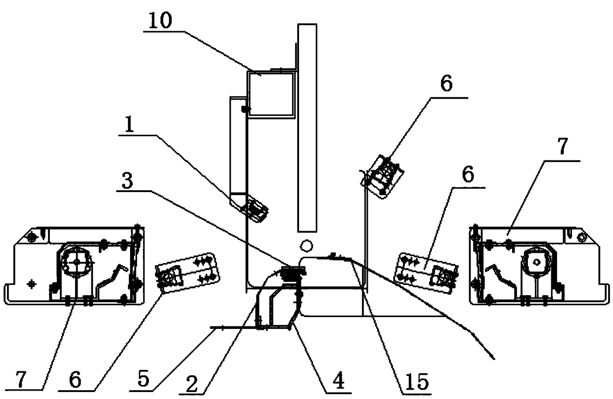 Impurity identification and elimination structure on color sorter