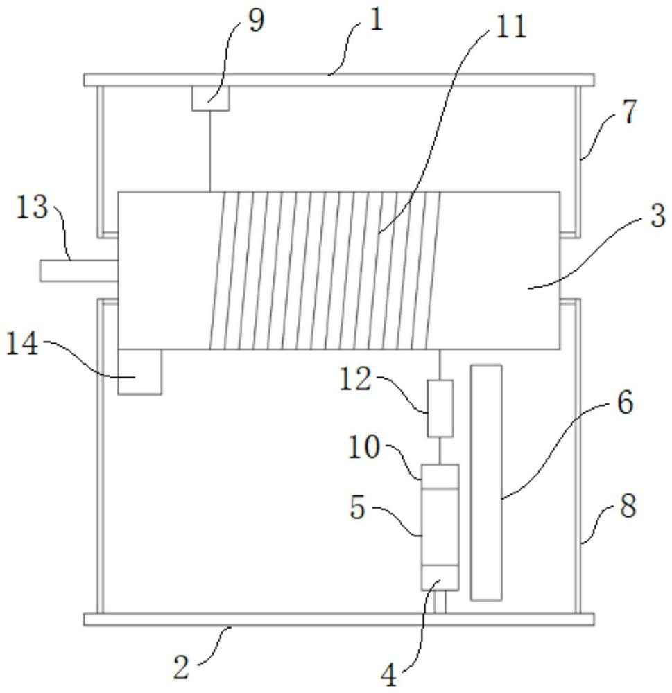 Yarn thermal shrinkage rate testing device and testing method