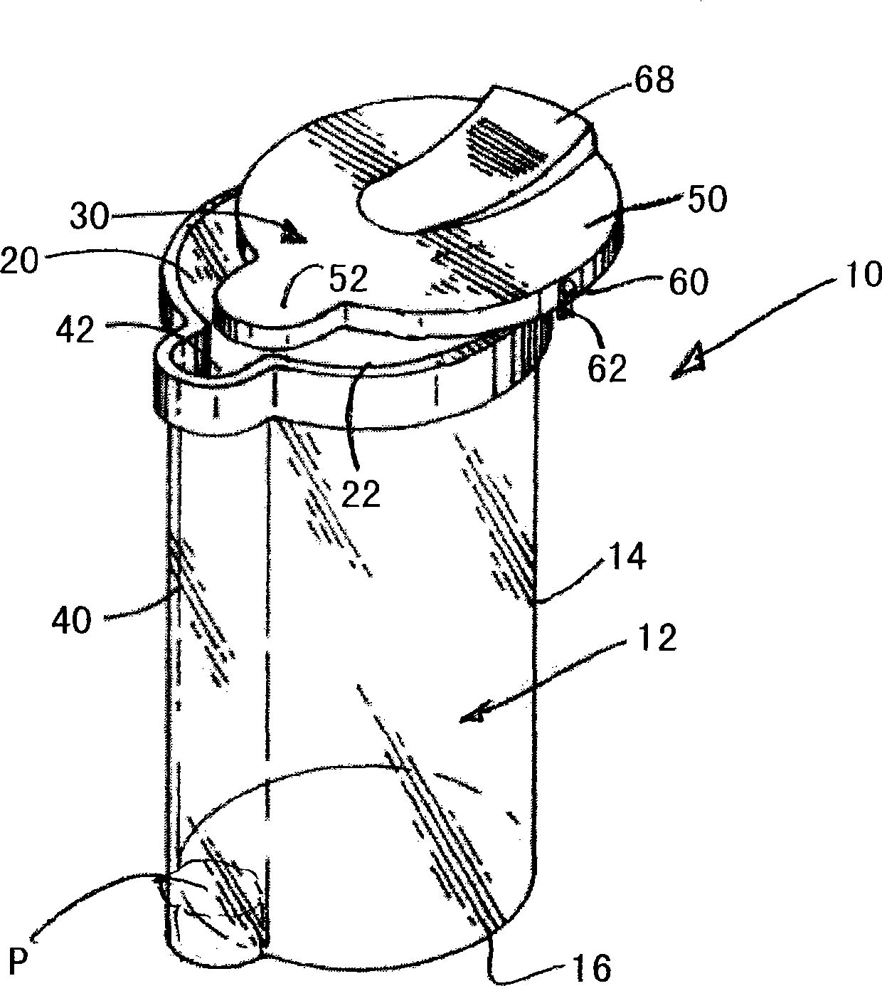 Thumb/fingerprint activated medicament dispenser