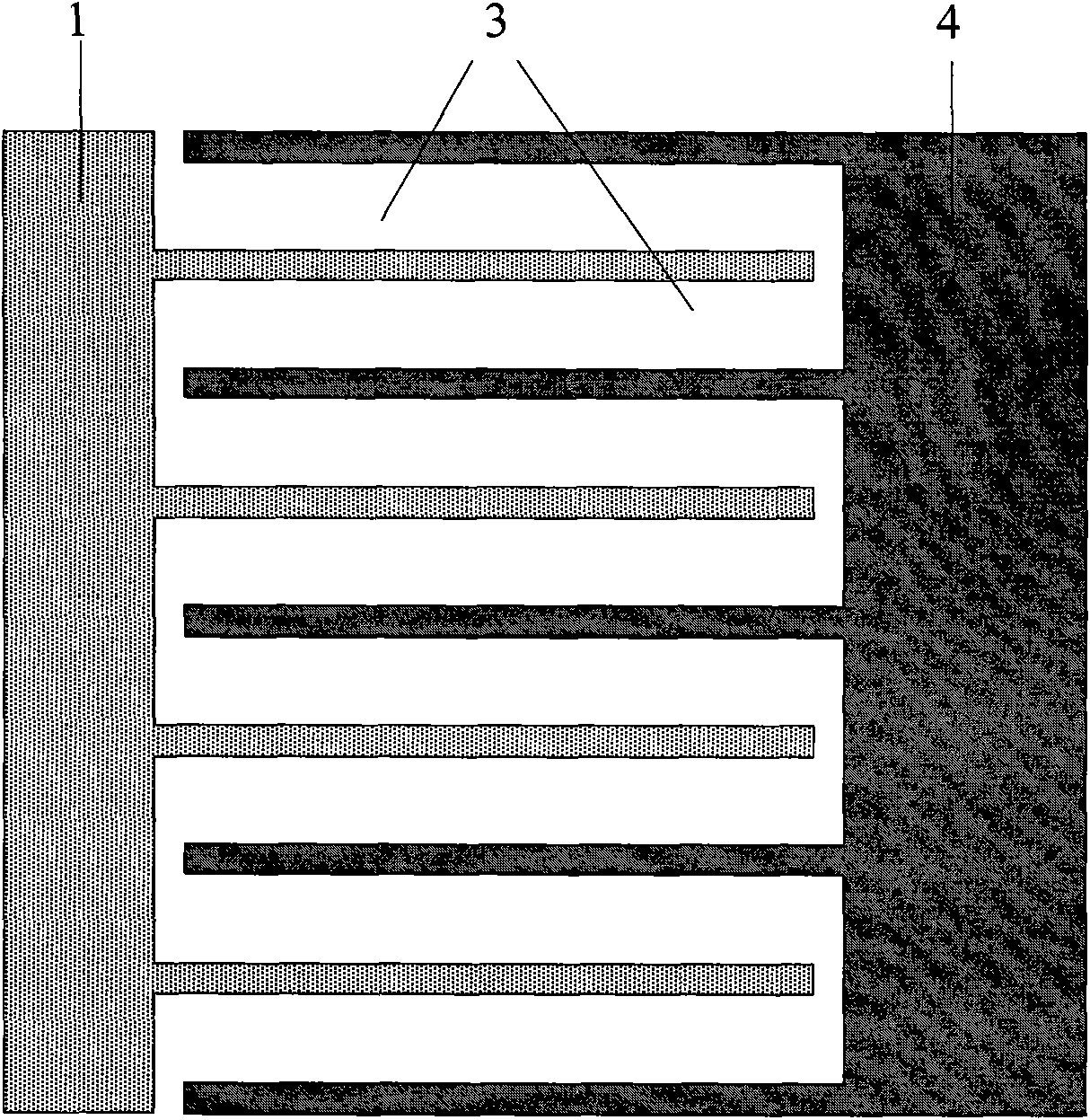 Layout structure of transverse power components